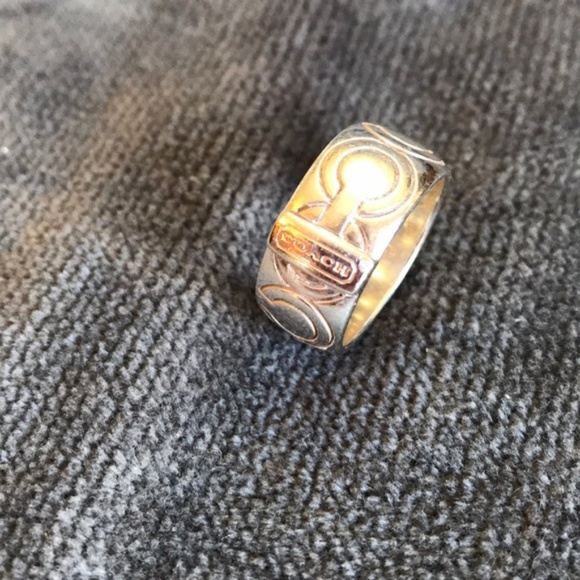 Coach Authentic Logo Ring - Picture 2 of 3